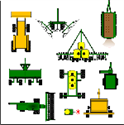 Picture of Agricultural Machinery Visio Stencil