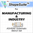 Picture of Manufacturing & Industry - ASHRAE Schematic Visio Stencil Set