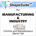 Picture of Manufacturing & Industry - Controls and Miscellaneous Visio Stencil Set