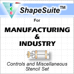 Picture of Manufacturing & Industry - Controls and Miscellaneous Visio Stencil Set
