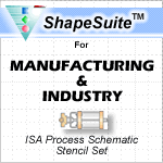 Picture of Manufacturing & Industry - ISA Process Schematic Visio Stencil Set