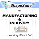 Picture of Manufacturing & Industry - Laboratory Visio Stencil Set