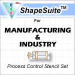 Picture of Manufacturing & Industry - Process Control Visio Stencil Set