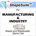 Picture of Manufacturing & Industry - Water and Wastewater Visio Stencil Set
