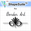 Picture of Border Art Visio Stencil Set