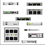 Picture of Rack Mounted Satellite Communications Equipment