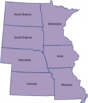 Picture of MapShapes for US: West North Central States