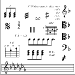 Picture of Staff Scribe Visio Stencil - Percussion